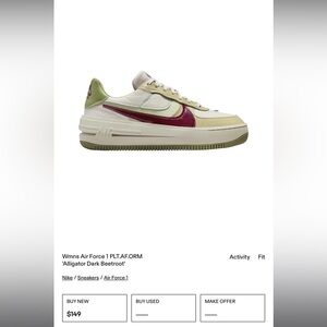 USED NIKE AIRFORCE 1